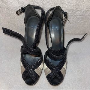 Stuart Weitzman Black Heels 👠 Pumps Shoes (size 6 1/2 b)